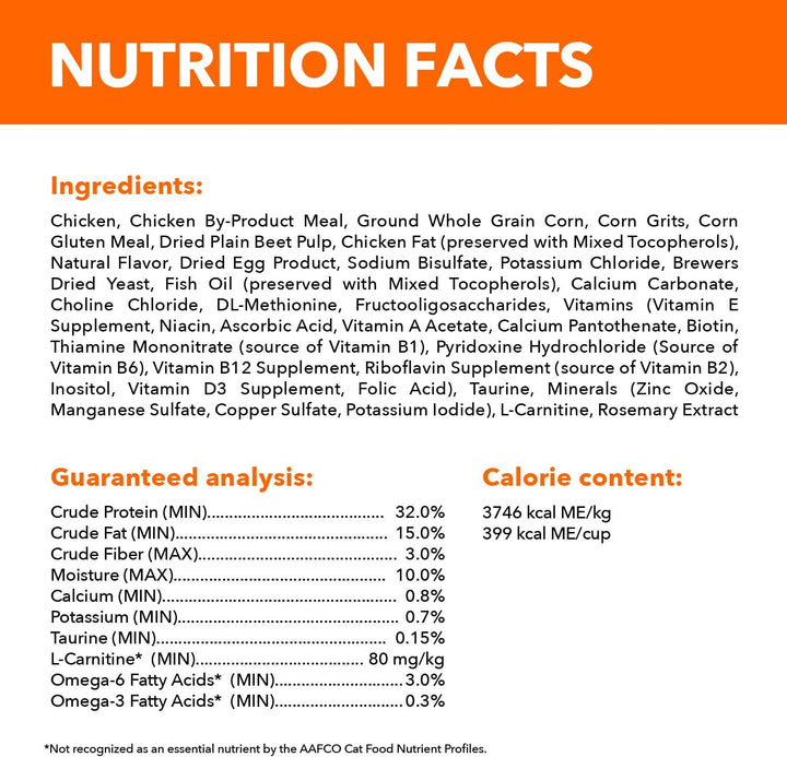 Proactive Health Adult Healthy Dry Cat Food with Chicken, 22 Lb. Bag