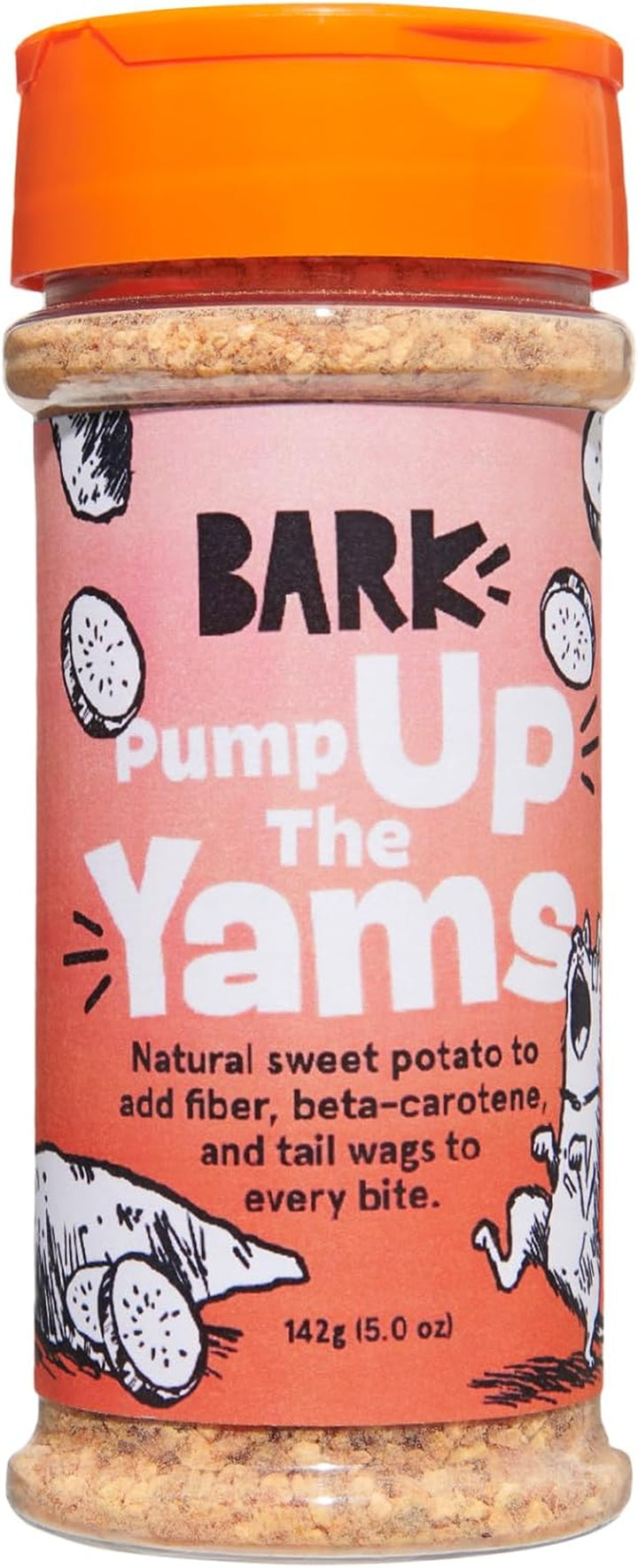 - Pump up the Yams - Dry Dog Food Topper with Superfood Sweet Potato, Single Ingredient - Meal Flavor Enhancer for Large & Small Breeds - 5Oz