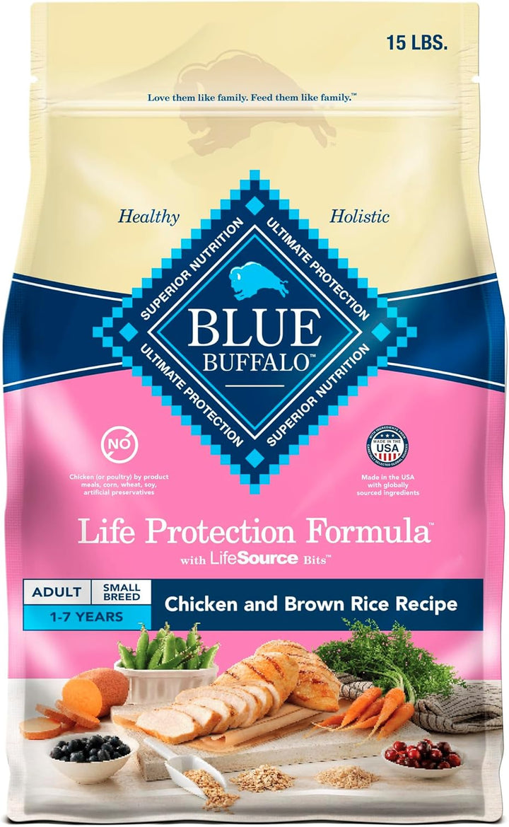 Life Protection Formula Natural Adult Small Breed Dry Dog Food, Chicken and Brown Rice 5-Lb Trial Size Bag