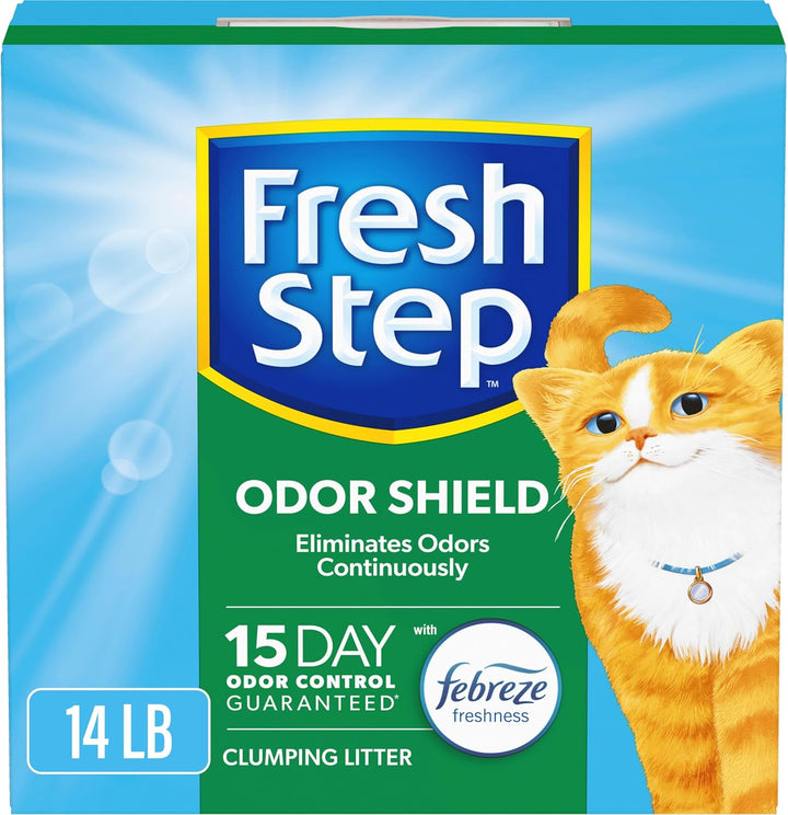 Odor Shield Clumping Litter with Febreze Freshness, 14 Lb. Box