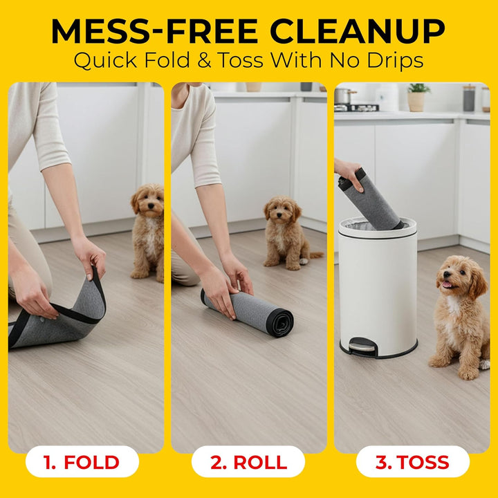 for Pets Black Charcoal Puppy Pads, 23"X23" Disposable Pee Pad That Absorbs & Neutralizes Urine Instantly, Activated Carbon Training Pads for Dogs - 100 Count