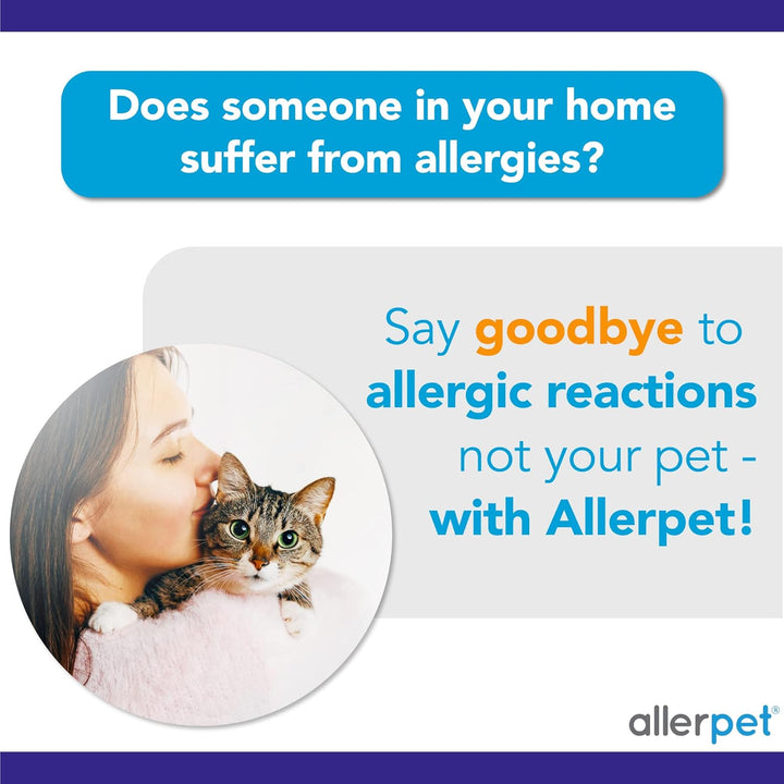 Cat Dander Remover W/Free Pair of Grooming Gloves and Mitt - Effective Cat Dander Reduction, anti Allergen Solution Made in USA - (12Oz)