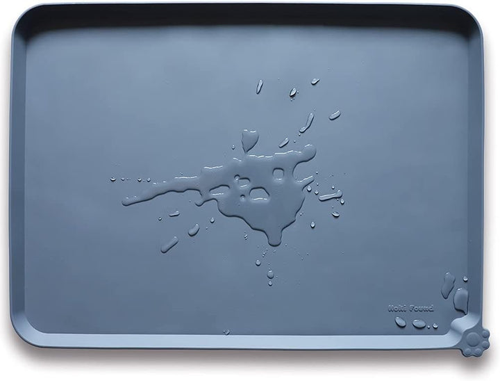 -Waterproof Pet Feeding Mats with High Lips - Multiple Size and Colors for Dogs, Cats & Others-G