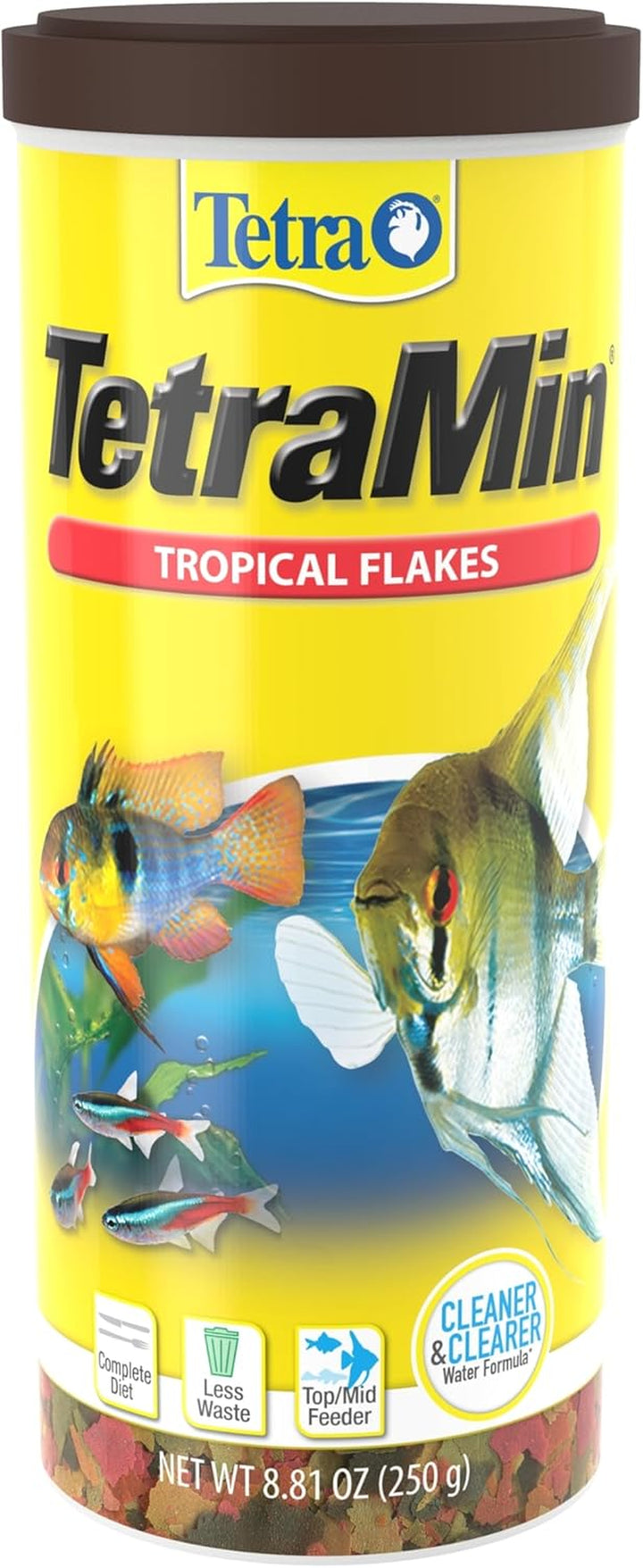 min Nutritionally Balanced Tropical Flake Food for Tropical Fish, 7.06 Oz (Pack of 1)