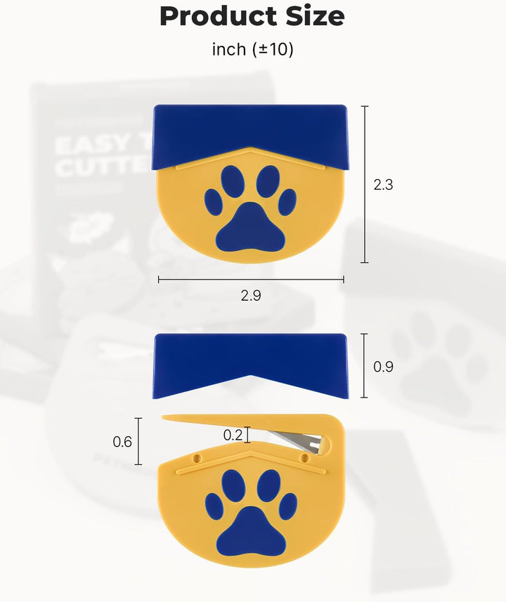 ] Matt Splitter for Dogs & Cats | Professional Dematting Tool with Steel Blade | Easily Removes Knots, Mats & Tangles | Safe & Gentle Pet Grooming Comb for Long & Medium Coats