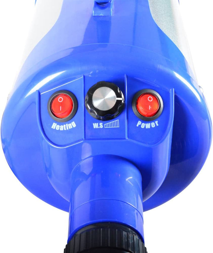 Groomer Partner Pet Hair Force Dryer Dog Grooming Blower with Heater (Blue)