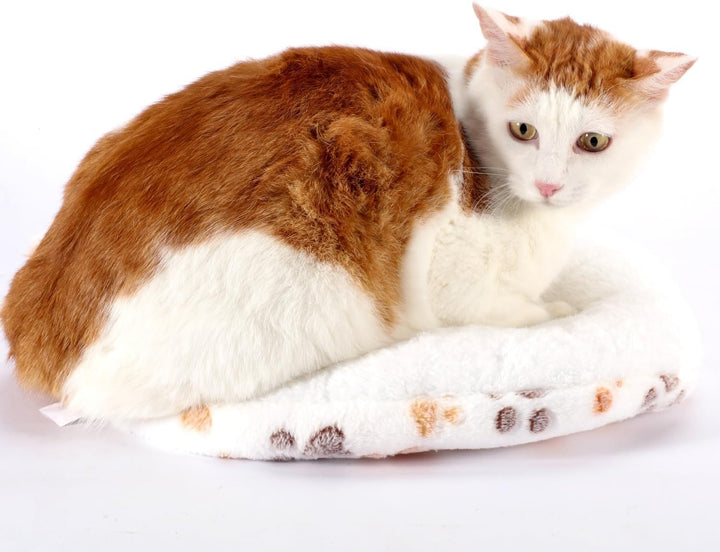 2-Pack 15“ round Soft Cat Kneading Pillow Cushion Bed for Cat Small Dog House Perch Shelf, Pad Padding for Cage Kennel