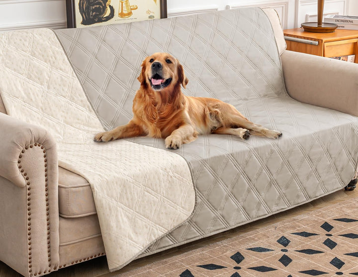 Waterproof Dog Bed Cover Pet Blanket with Anti-Slip Back for Furniture Bed Couch Sofa