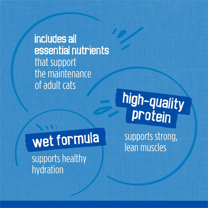 Purina  Wet Cat Food Variety Pack, Oceans of Delight Flaked and Prime Filets - (Pack of 40) 5.5 Oz. Cans