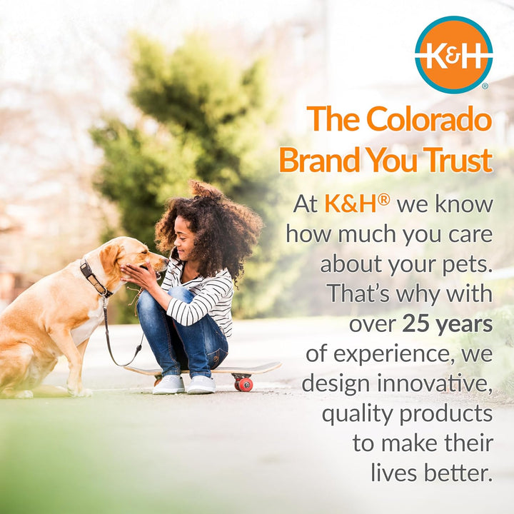 Dog Cot Replacement Cover, Designed to Fit K&H Large Pet Cots (Sold Separately), Indoor Outdoor, Breathable Cooling Mesh Center, Machine Washable - Large 42 X 30In Chocolate