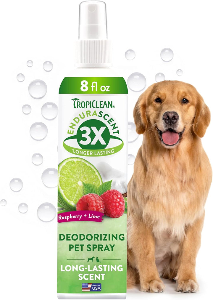 Dog Perfume, Long Lasting Papaya Cologne, Deodorizing Spray for Smelly Dogs, after Bath Detangling Spray with Vitamin E, Safe for Cats, 8Oz.