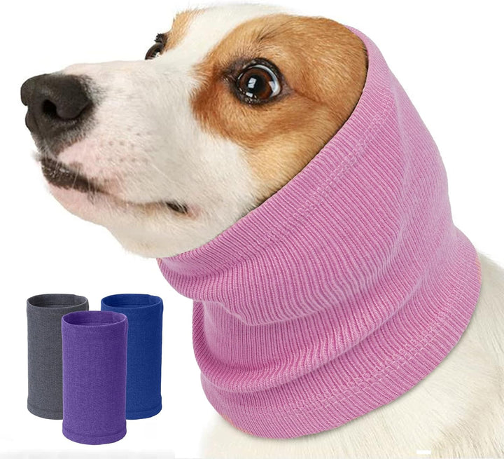 Dog Calming Hoodie Quiet Head Cover Sleeves-Ear Covers Hood for Noise Bath, the Grooming and Force Drying Head Protection for Anxiety Relief and Calming Dog Neck and Ear Warmer, Fireworks 1Pack
