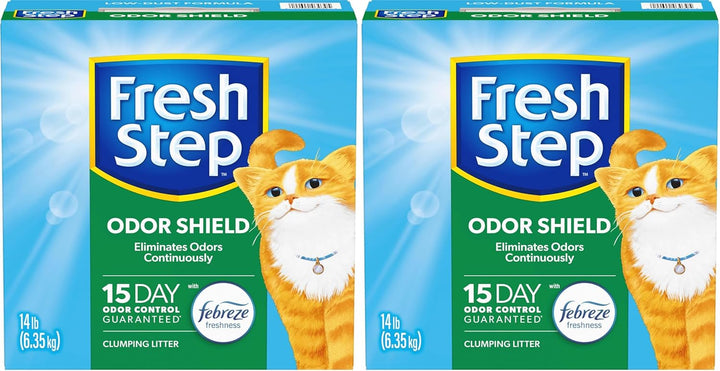 Odor Shield Clumping Litter with Febreze Freshness, 14 Lb. Box