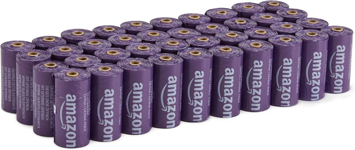 Dog Poop Bags with Dispenser, 270 Count, Enhanced for Guaranteed Leakproof, Lavender Scented, Includes Leash Clip