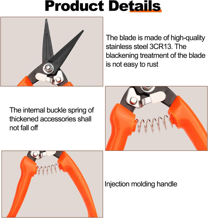 Professional Sheep Hoof Trimmer Scissors, Versatile Sheep Hoof Trimmer for Sheep, Goats and Alpacas with Non-Slip Handles for Safe and Precise Hoof Trimming (8 Inch)