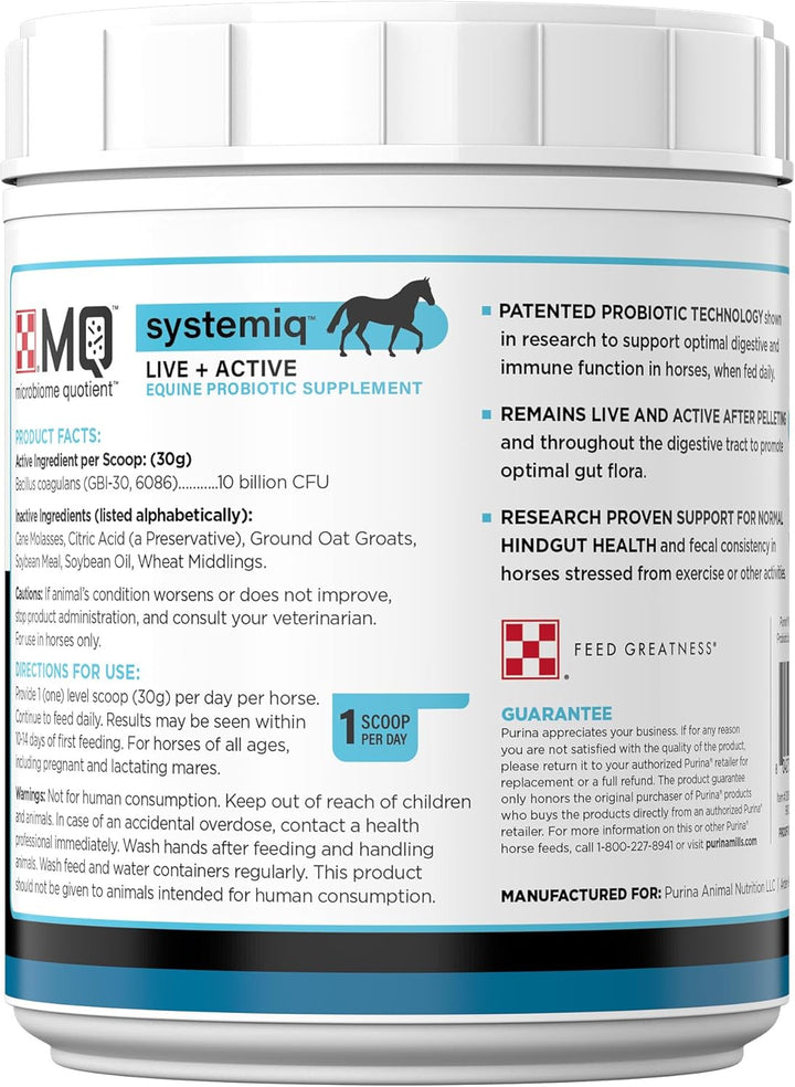 ® Systemiq™ Probiotic Horse Supplement | 2 Pounds (2 LB)