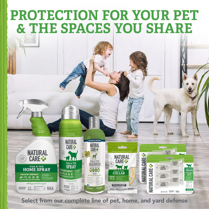 Repellent Flea and Tick Collar for Dogs and Puppies, 4 Month Flea & Tick Treatment for Dogs, Repels Pests with Botanical Oils, Water Resistant, Neck Size up to 20 Inches