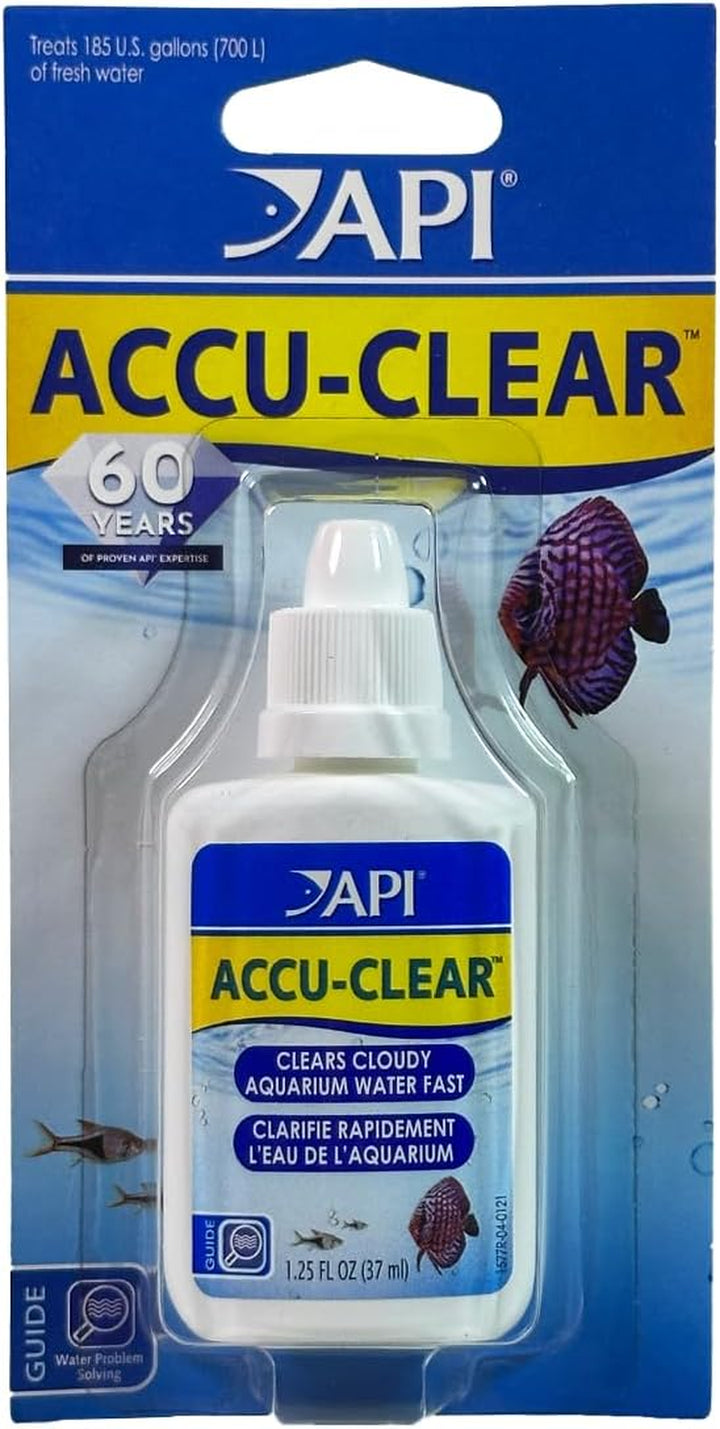 ACCU-CLEAR Freshwater Aquarium Water Clarifier 8-Ounce Bottle