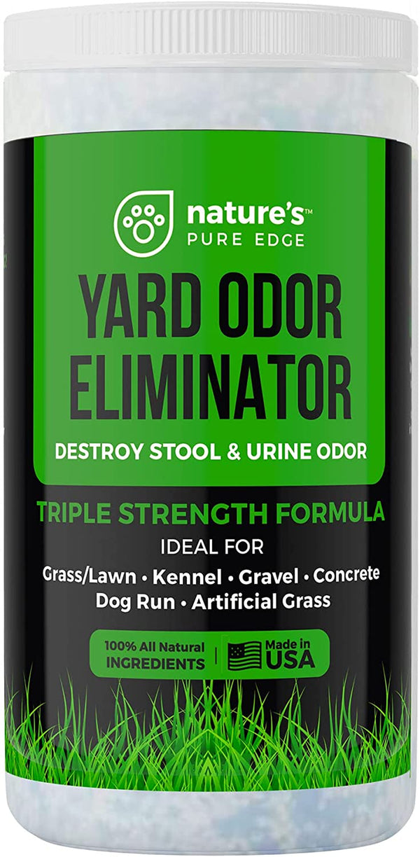 Yard Odor Eliminator. Perfect for Artificial Grass, Patio, Kennel, and Lawn. Instantly Removes Stool and Urine Odor. Long Lasting. Kid and Pet Safe.