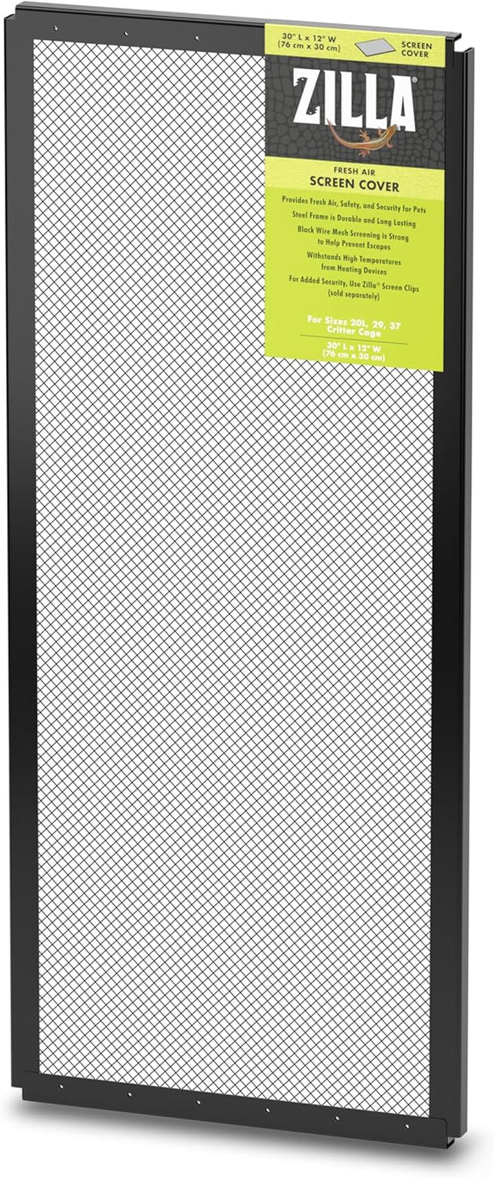 Pet Reptile Terrarium Fresh Air Screen Cover, 16" X 8"