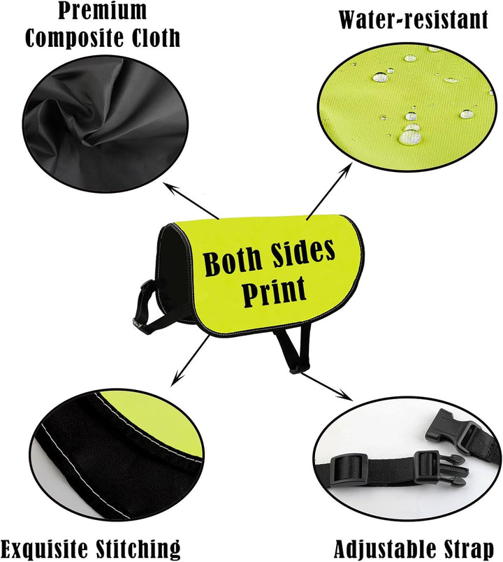 Rescue Dog Jacket Vest Adopt Me Pet Vest Foster Dog Slogan Vest (Adopt Me-Large)