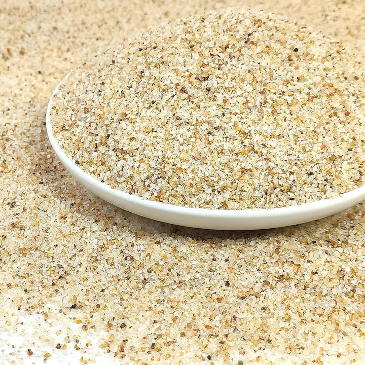 Aquarium Sand, 2Lbs Beige Fish Tank Sand, Aquarium Gravel Substrate for Aquascaping, Vivariums, Terrariums, Plants and Crafts