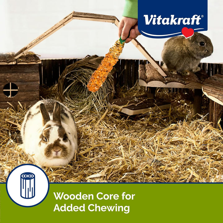 Crunch Sticks Rabbit Treat - Carrot and Honey - Rabbit Chew Sticks (Wild Berry & Honey)