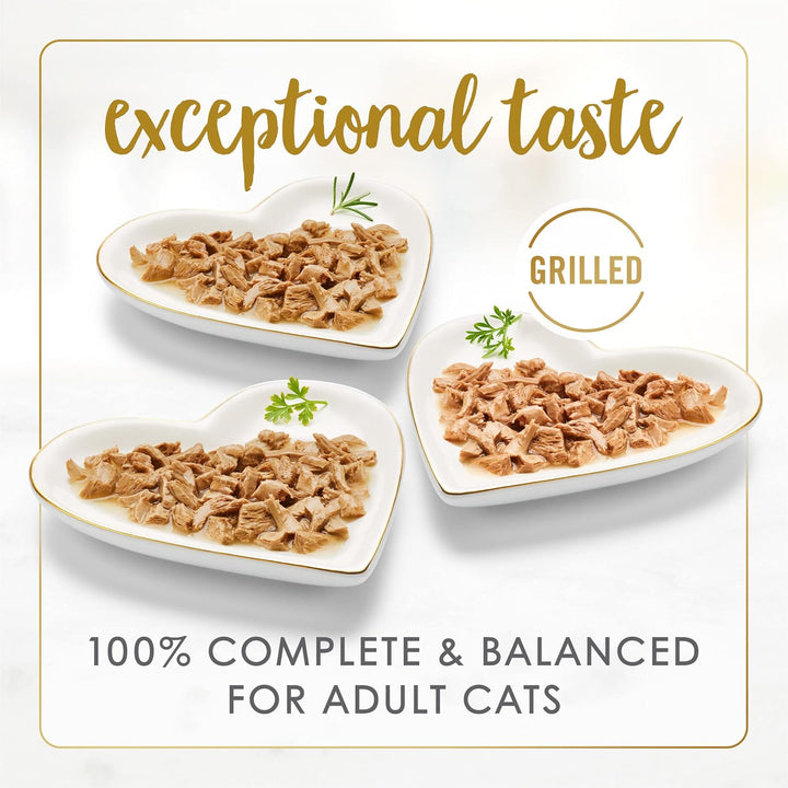 Purina  Grilled Wet Cat Food Poultry and Beef Collection Wet Cat Food Variety Pack - (Pack of 24) 3 Oz. Cans