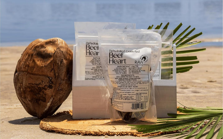 Dehydrated Grass-Fed Beef Heart, 4 Ounce (Pack of 1)