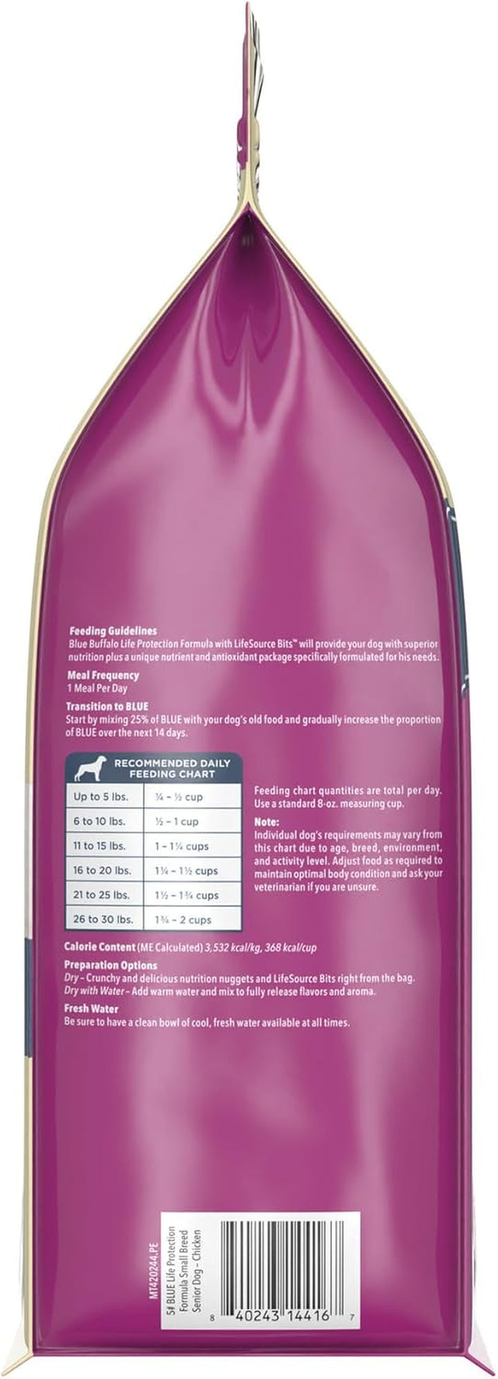 Life Protection Formula Small Breed Senior Dry Dog Food, Supports Joint Health and Immunity, Made with Natural Ingredients, Chicken & Brown Rice Recipe, 5-Lb Bag