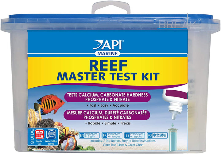 FRESHWATER MASTER TEST KIT 800-Test Freshwater Aquarium Water Master Test Kit, White, Single, Multi-Colored