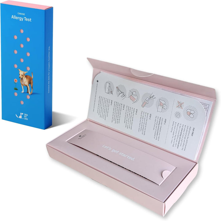 Vet-Recommended and Most Accurate Allergy Test for Itchy, Sensitive Dogs | Cheek Swab – the Gold Standard of Testing | Tests for All Common Food & Environmental Allergens | Custom Report