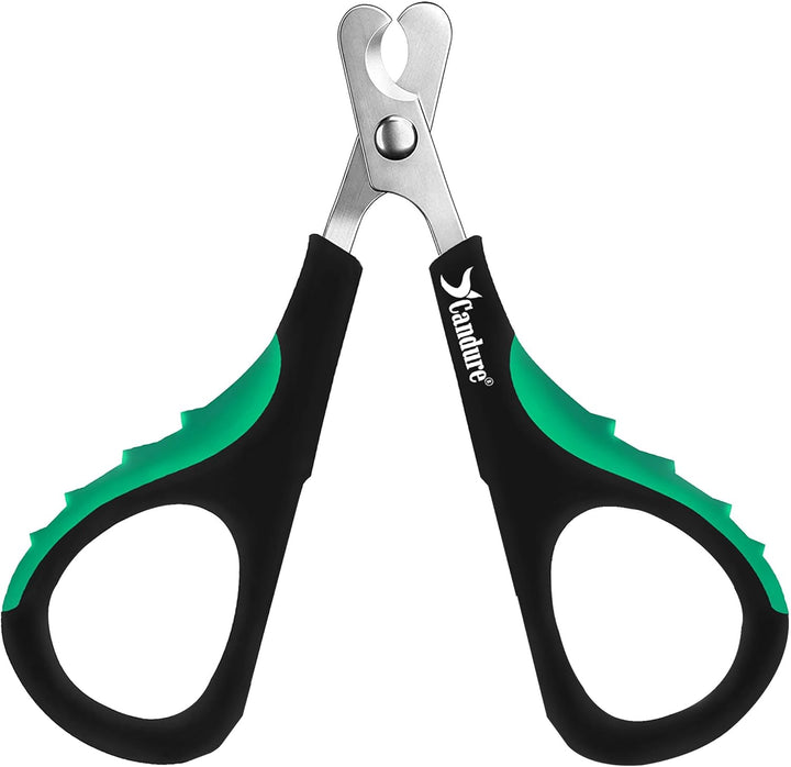 Cat Nail Clipper Stainless Steel Cat Claw Trimmers for Rabbits, Guinea Pigs, Birds, Puppies, Kittens and Small Animals Pet Nail Clipper for Professional and Home Use (Blue)