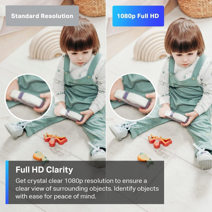 Tapo Pan/Tilt Security Camera for Baby Monitor, Pet Camera W/Motion Detection, 1080P, 2-Way Audio, Night Vision, Cloud & SD Card Storage, Works with Alexa & Google Home (Tapo C200)