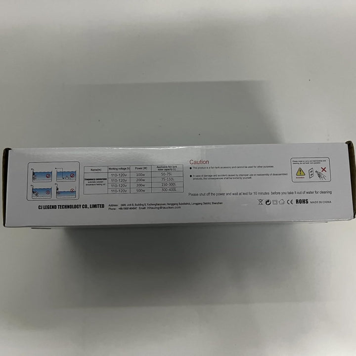 Aquarium Heater, 300W Fish Tank Heater with LED Digital Display & 5 Safety Protection, Submersible Aquarium Heater with 2 Suction Cup and 8.2Ft Cord for 40-75 Gallon Fish Tank.