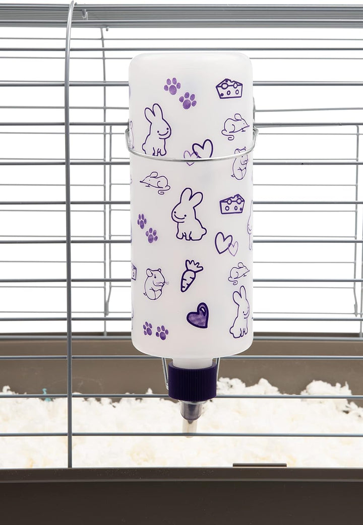 32Oz Weather Resistant Water Bottles with Heavy Duty Mount for Rabbits and Ferrets (Rabbits)