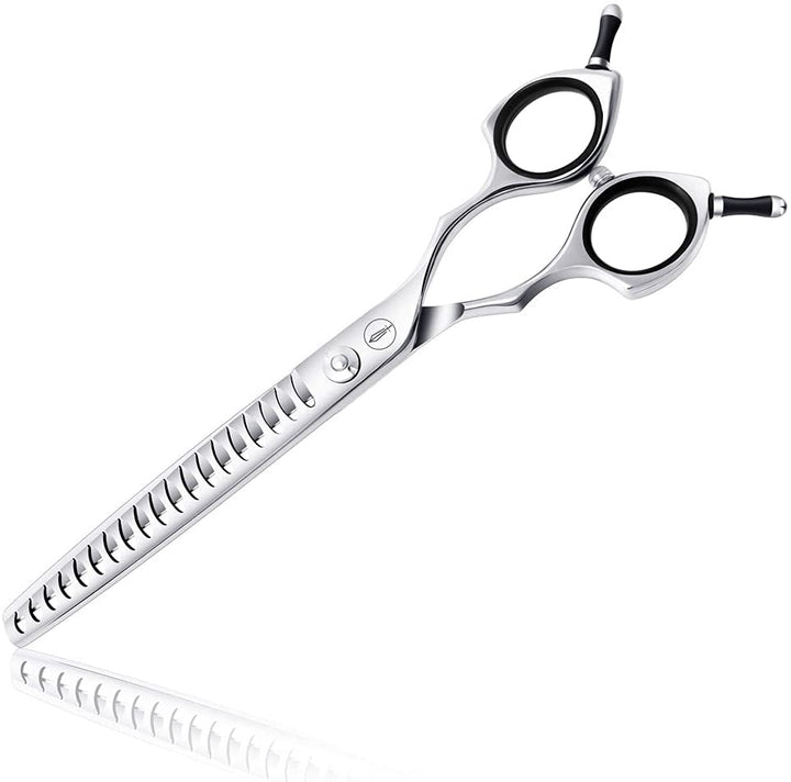 Dog Grooming Scissors, Curved Scissors for Dog Grooming, 6.5 Inch, 30 Degree of Curved Blade,Light Weight, Pet Shears for Trimming Face and Paws.