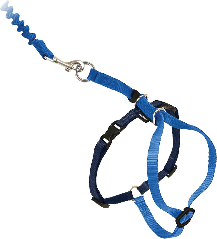 Come with Me Kitty Cat Harness & Bungee Leash - Comfortable No-Choke Harness with Lightweight Bungee Leash for Outdoor Fun - Escape Free Pulling Prevention - Medium - Lilac