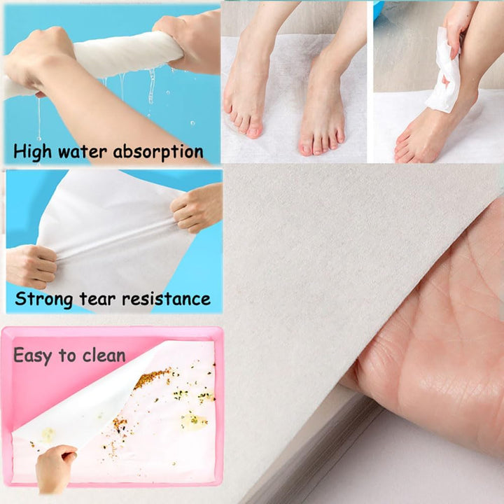 100PCS Bird Cage Liner Papers, Disposable Cage Paper Liners Precut Absorbent Cushion Pad Mat Accessories for Pet Bird Parrot (White)