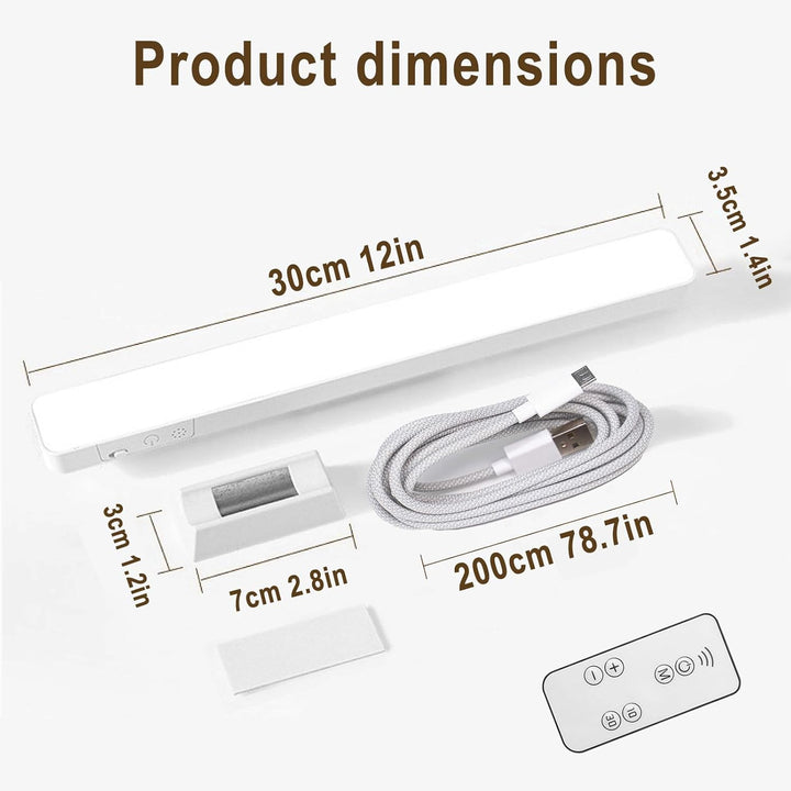 Bird Lighting,Bird Cage Light,Stepless Dimming Timed Light off Dual Use for Charging and Plug-In Three Adjustable Color Temperatures,For Parrot Rabbit Dog Cat Pet Cage