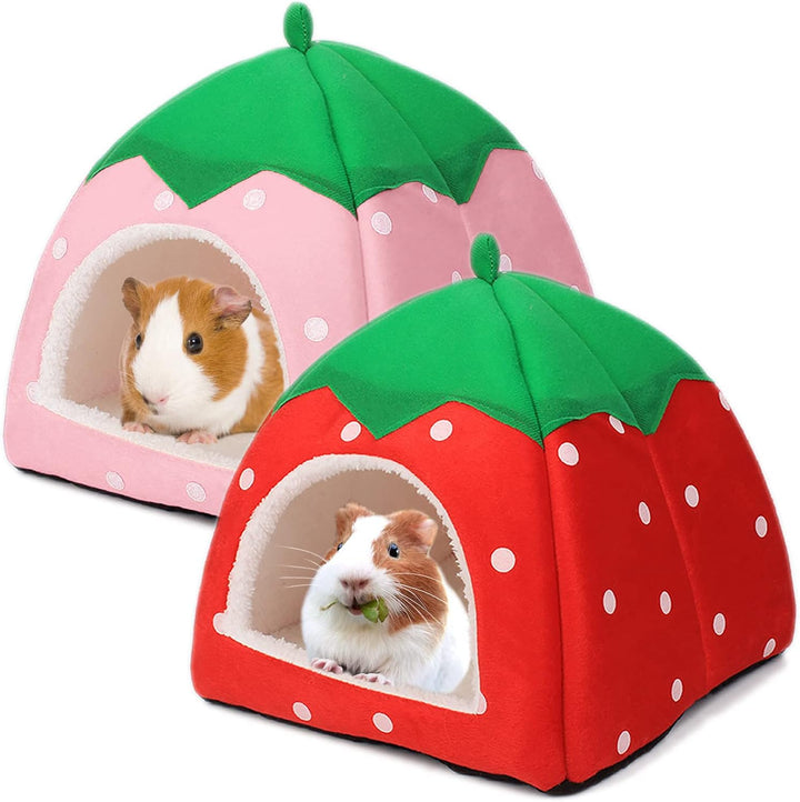 Guinea Pig Hideout Bed Rabbit House Cave Accessories Cozy Hide-Out for Bunny Hedgehog Ferret Chinchilla&Other Small Animals (Grey)