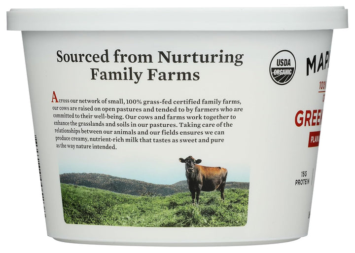 Organic Plain Greek Yogurt, 16 Oz