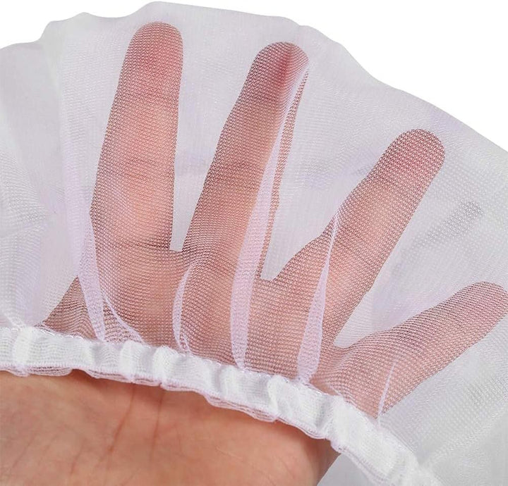 Universal Bird Cage Seed Catcher,Seed Catcher Guard Net Cover,Parrot Nylon Mesh Net Cover,Soft Airy Cage Net Stretchy Skirt for round Square Cage