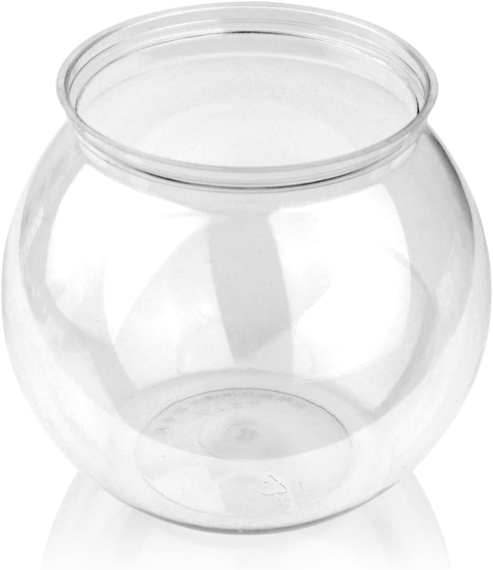 Mini Plastic Aquarium Fish Bowls (0.8Gallon / 3L)