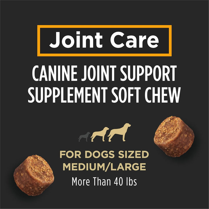 Purina Pro Plan Veterinary Joint Care Supplement for Large Breed Dogs Hip and Joint Supplement - 5.29 Oz. Pouch