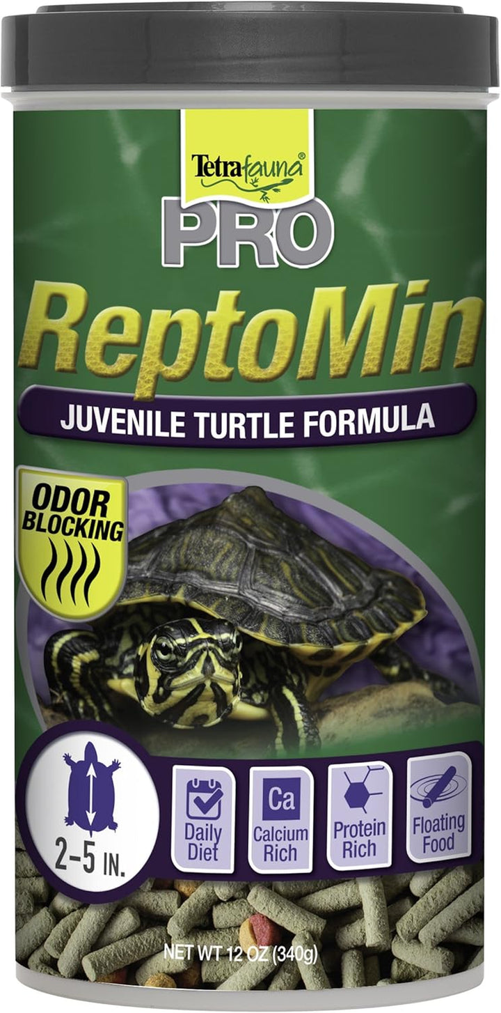 fauna PRO Reptomin Pro Sticks Adult Turtle Formula Daily Diet for Aquatic Turtles, 8.11 Oz