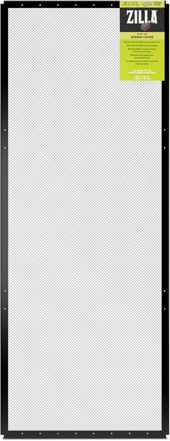 Pet Reptile Terrarium Fresh Air Screen Cover, 16" X 8"