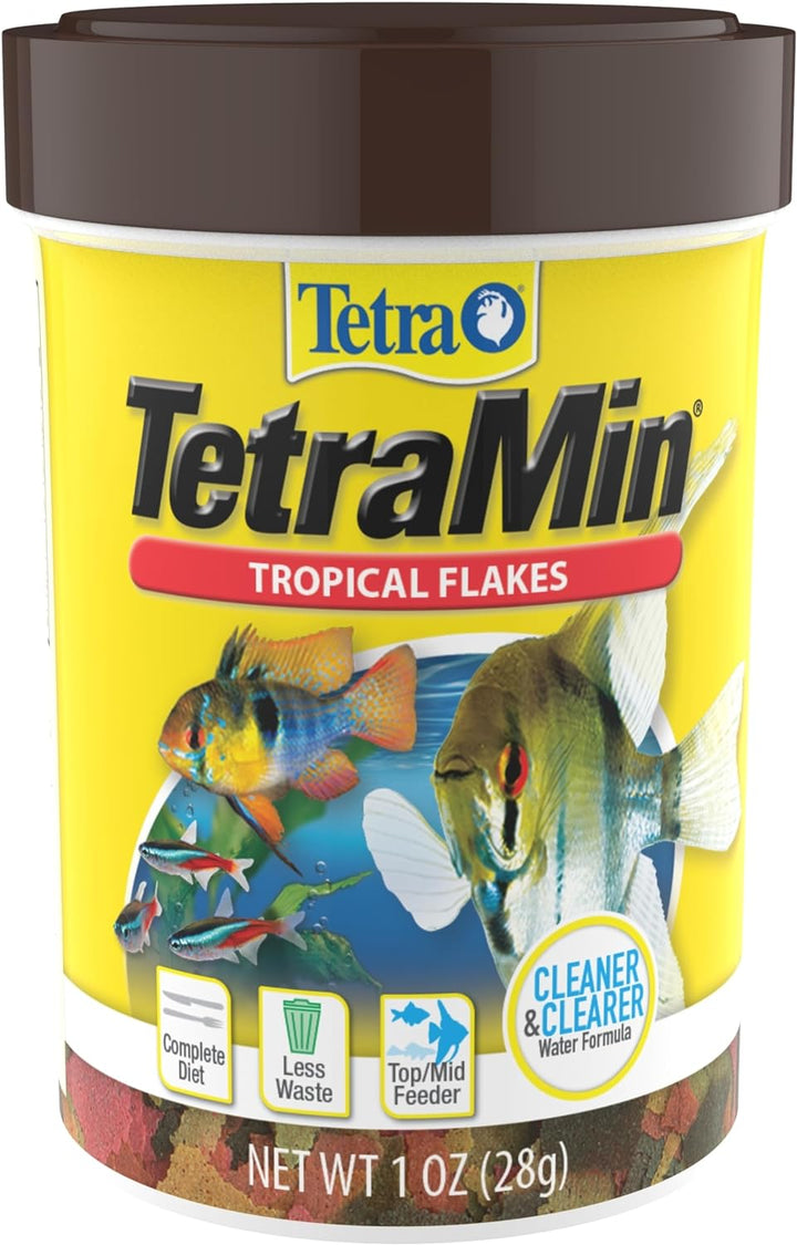 min Nutritionally Balanced Tropical Flake Food for Tropical Fish, 7.06 Oz (Pack of 1)