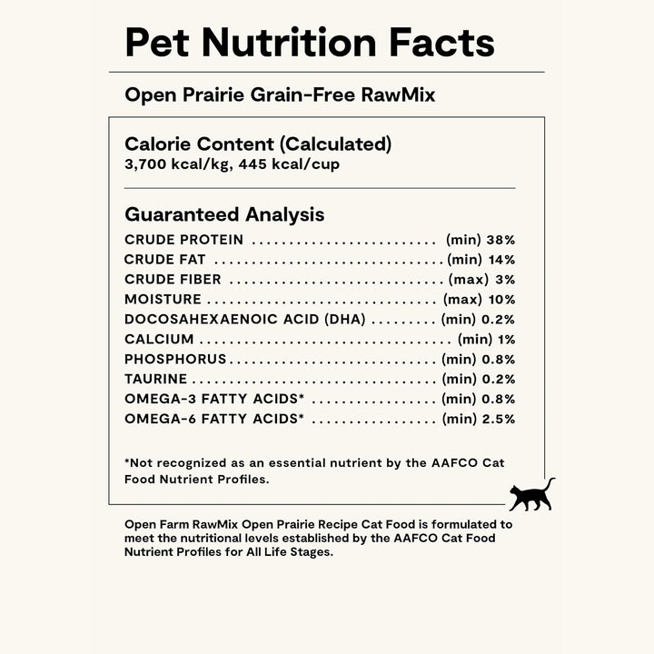 , Rawmix Dry Cat Food, Protein-Packed Kibble Coated in Bone Broth with Freeze Dried Raw Chunks, for Indoor & Outdoor Cats, Chicken & Turkey Grain-Free Recipe, 8Lb Bag