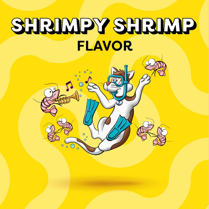 Classic Crunchy and Soft Cat Treats, Shrimpy Shrimp Flavor, 16 Oz. Tub